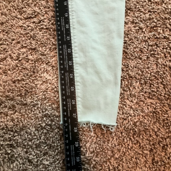 Joe’s The Icon “Flawless” Mid-rise Skinny Ankle Distressed Aqua Jeans Size 27 - Picture 5 of 9